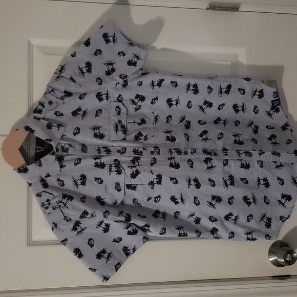 Mens NWT blue button down size small - Picture 2 of 5